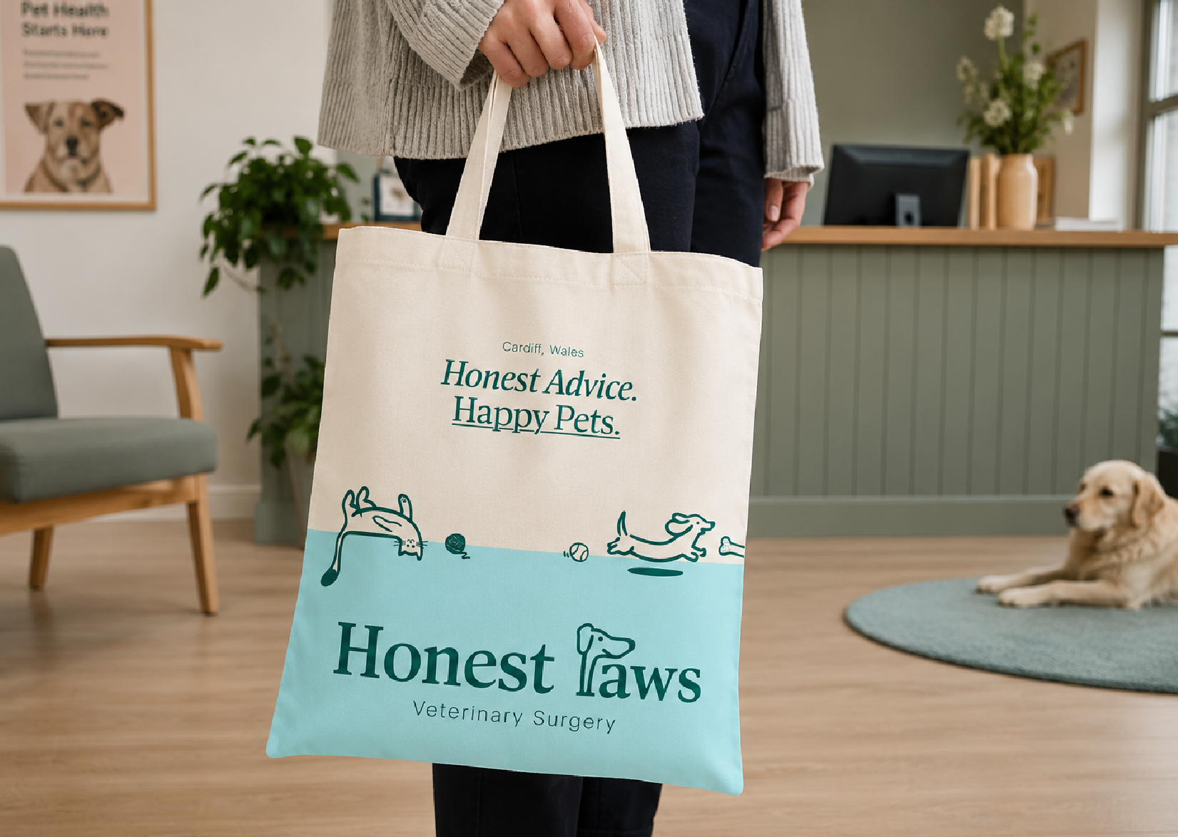 Honest Paws Vet Practice branding